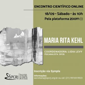 Encontro Científico Online - Maria Rita Kehl